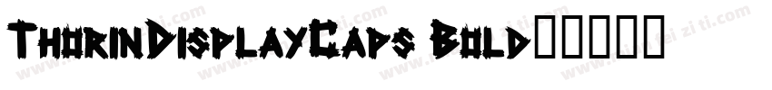 ThorinDisplayCaps Bold字体转换